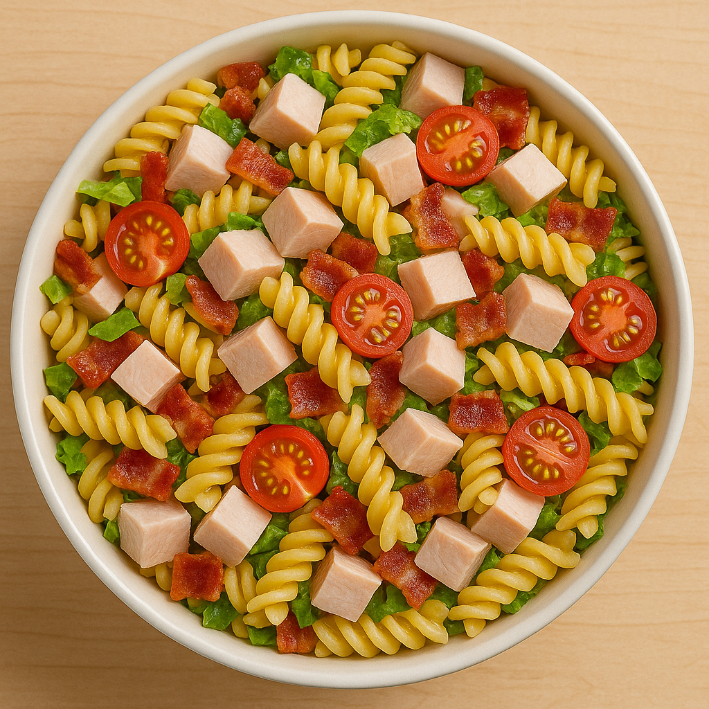 Turkey Club Pasta Salad – High-Protein Lunch Idea