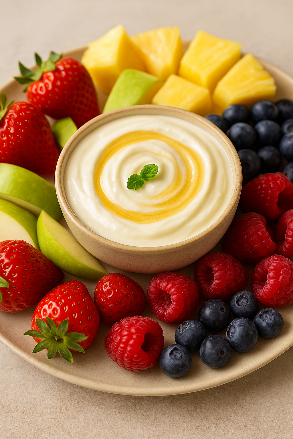 Honey Yogurt Fruit Dip: A Light & Creamy Dessert