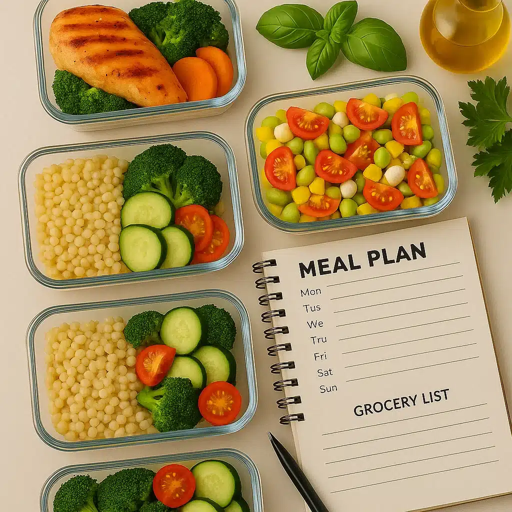 weekly meal planning template for families