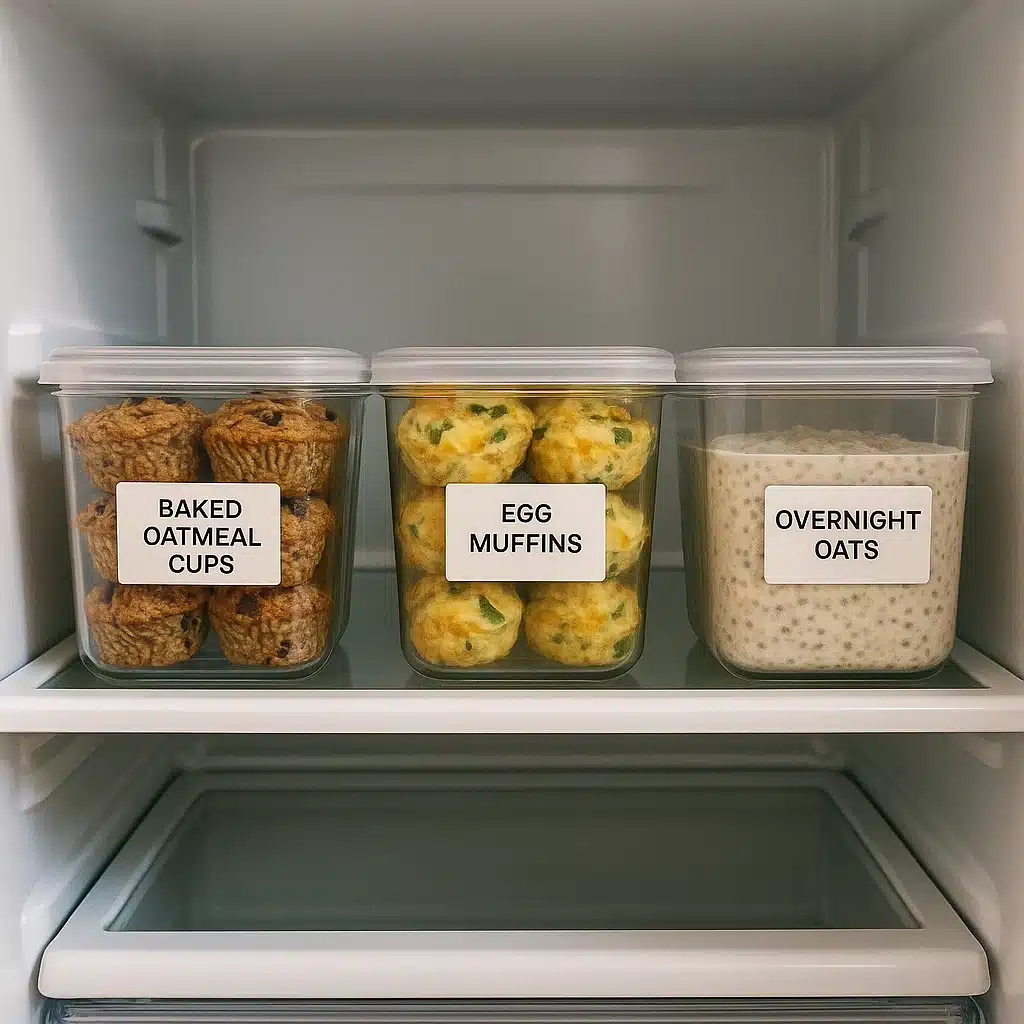 Meal Prep Healthy Breakfast Containers