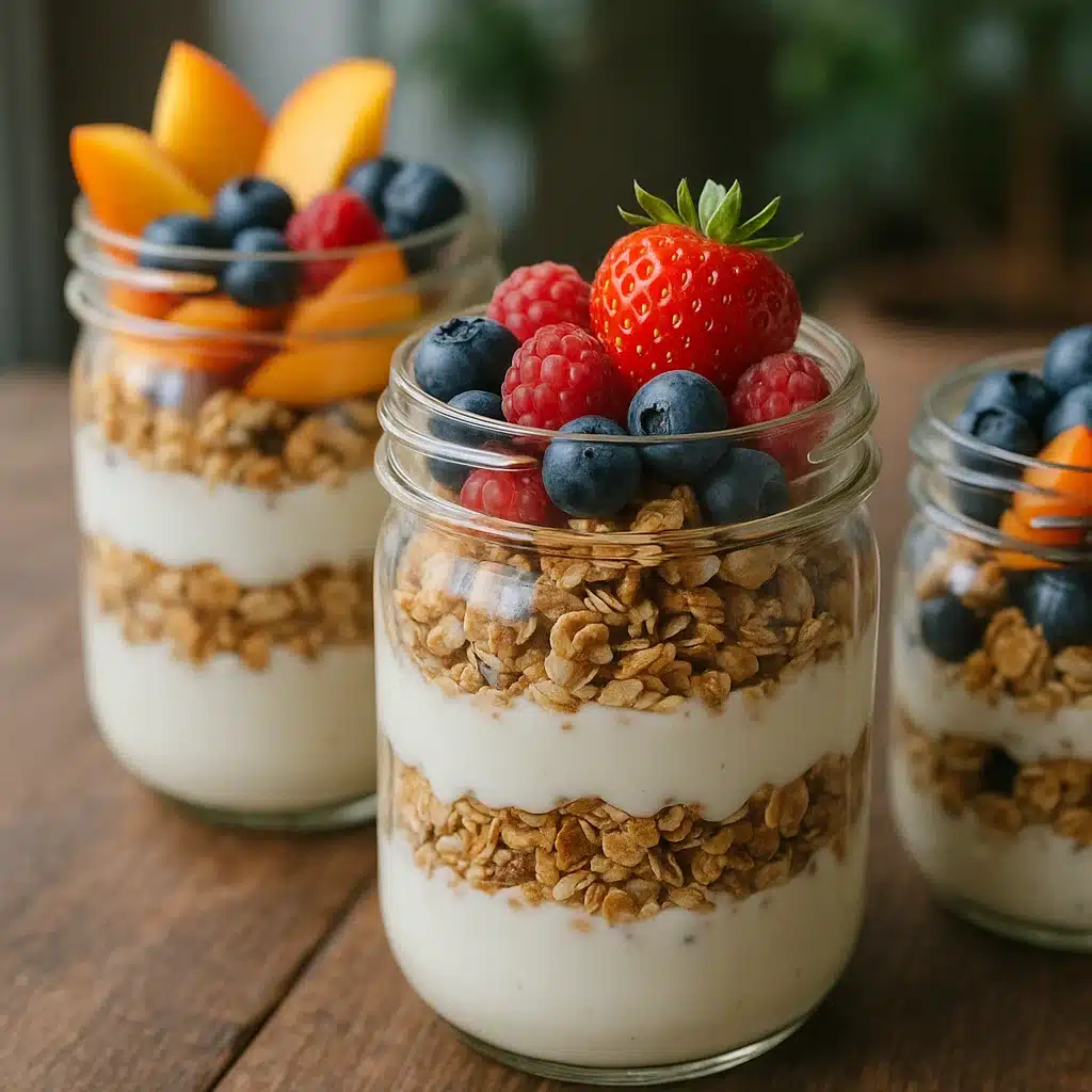 No-Bake Dessert Fruit Parfaits