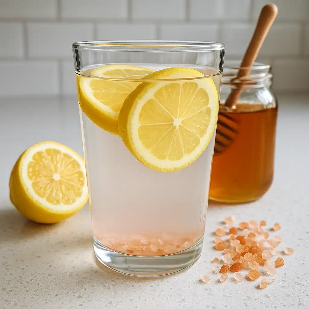 Pink salt trick recipe for weight loss with lemon and honey
